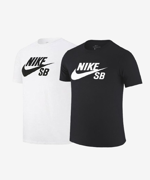 [나이키] SB 로고 반팔티_화이트 L